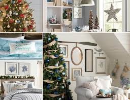 For your bedroom tree, keep it simple, like with this minimalistic tree decorated with lights. Coastal Christmas Rooms Decor Ideas From Catalogs Shop The Look Coastal Decor Ideas Interior Design Diy Shopping
