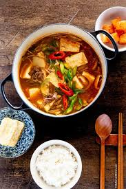 Doenjang Jjigae Korean Soybean Paste Stew My Korean Kitchen