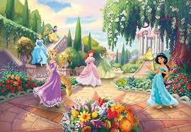 Dine among royalty—and enjoy meeting a disney princess up close! Fototapete Disney Princess Park 8 4109 Von Komar Fototapete De