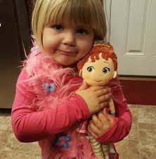 Fancy nancy doll with boa