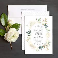 Floral Bouquet Wedding Invitations By Emily Crawford Elli Pretty Wedding Invitations Spring Wedding Invitations Wedding Invitations