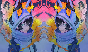 12+ beautiful neon anime wallpaper images. Hd Wallpaper Anime Photoshop Neon Neon Glow Cyberpunk Wallpaper Flare
