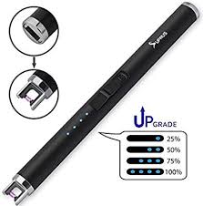 Amazon Com Suprus Lighter Candle Lighter Electric Arc Coil With Upgradebatteryindicator Triple Safety Rechargea Electric Lighter Candle Lighters Safety Switch