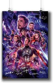 Endgame è un film del 2019 diretto da anthony e joe russo. Amazon Com Avengers Endgame 2019 Movie Poster Small Prints 183 301 Reprint Signed Casts Wall Art Decor For Dorm Bedroom Living Room A3 11x17inch 29x42cm Wall Art