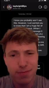 So the other day I sent a dm to Taylor Phillips and Jeff O’Donnell and they  actually responded!!! #fyp #coolestcouple #gay #followthem #iykyk #lgbt