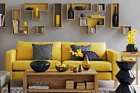Untuk contoh yang pertama ada sebuah konsep ruang tamu yang menggunakan banyak kombinasi warna. Siapa Sangka Padu Padan Kuning Dan Abu Abu Bisa Menciptakan Gaya Chic Dan Modern Intip Yuk