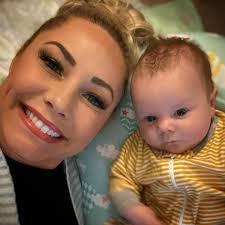 Family days are the best days 🥰 Baby Asher and I did our first selfie and  first dance party today! The older kids decorated cookies and destroyed the  house… sorry @katiepiersol 😬