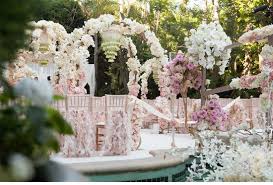 Pink rose artifical flower fake lavender hanging wreath garland for front door christmas party wedding farmhouse decoration. Dreamy Light Pink And Ivory Wedding Flower Decor