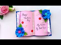 Handmade Birthday Greeting Card For Teacher Diy Teacher S Day Card Handmade Teachers Day Card Making Idea Youtube Teachers Day Card Teachers Diy Greeting Cards For Teachers