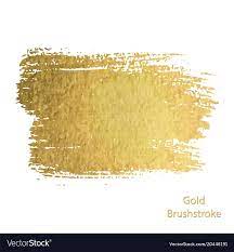 Gold Paint Smear Stroke Stain Set Gold Paint Painting Stain