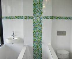 Polished porcelain floor and wall tile (16 sq. Indoor Mosaic Tile Bubble Everstone Kitchen Wall Glass