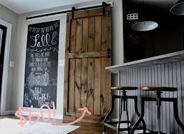 Buy products such as 6 ft black door hardware carbon steel sliding barn track rail kit wall mount at walmart and save. Diy Barn Doors How To Build A Sliding Barn Door For Cheap The Decor Formula