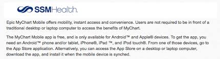 Unexpected Ssm My Chart App Ssm Health Care My Chart My