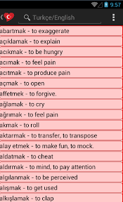 Turkish Verbs 2 2 Apk Download Android Education Apps