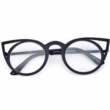 Logan Women Thin Frame Modern Blue Light Blocking Glasses Glasses Cat Eye Glasses Clear Round Glasses