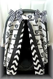 Carseat Canopy Car Seat Cover Raiders Football By Jaydenandolivia 43 99 Baby Girl Car Seats Baby Girl Car Raiders Baby