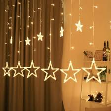 Lichtervorhang fenster sterne warmweiß 12 sterne 2m 138 leds lichterkette mit 8 anzeigenmodi erweiterbar sternenvorhang mit strombetrieben für innen und außen weihnachten fenster balkon. Lichterkette Mit Led Kugel Weihnachtsdeko 12 Sterne Lichtervorhang Weihnachts Innenbeleuchtung Lichterketten Fur Innenraume 8 Modi Innen