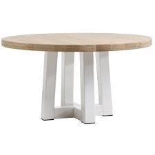 prachtige ronde tafel uit de woodflex familie met zijn ongekende mogelijkheden uitgevoerd in massief eiken en een onderstel ronde eettafel eettafel interieur