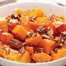 Fisher Nuts Recipe Roasted Butternut Squash With Pecan Ginger Glaze Recipe Butternut Squash Roasted Butternut Food Network Recipes