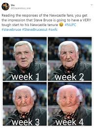 634 x 423 jpeg 54 кб. Newcastle News Fans Poke Fun At Steve Bruce With Memes After Newcastle Confirm Appointment Daily Mail Online