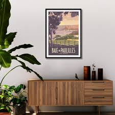 Affiche Baie De Paulilles Art Mural Art Du Papier Illustration Numerique