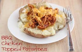Bbq Chicken Topped Potatoes 5 Dinners Meal Plans Recipes Recipe Rotisserie Chicken Recipes Recipes Cooking