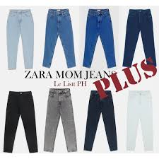 Get the lowest price on your favorite brands at poshmark. Zara Size 30 40 Plus Size Highwaist Mom Jeans Shopee Philippines