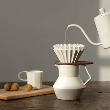 Pour Over Coffee Set Ceramic Coffee Dripper Ceramic Coffee Etsy In 2020 Coffee Dripper Pour Over Coffee Coffee Set