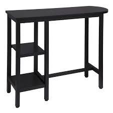 Skip to main content skip to footer. Woltu Kitchen Bar Counter Table Bistro Table Breakfast Dining Table Black Coffee Table With 2 Tier Storage Shelves For Beverage Display Shelving Strong Metal Frame Bt31sz Buy Online In Bermuda At Desertcart 185377495