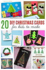 Christmas card making crafts for kids: 20 Simple And Sweet Diy Christmas Card Ideas For Kids