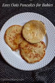 Eggless Banana Oats Pancakes Recipe For Babies And Toddlers Finger Food Ideas Banana Oat Pancakes Oat Pancakes Oat Pancake Recipe