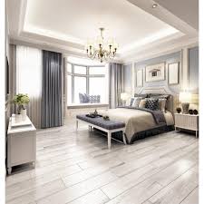 Solano Ivory White Linear Porcelain Tile Transitional House Rectified Tile House Flooring