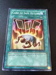 Check spelling or type a new query. Card Of Safe Return Yugioh Value 0 99 82 99 Mavin
