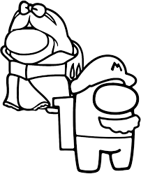 A few boxes of crayons and a variety of coloring and activity pages can help keep kids from getting restless while thanksgiving dinner is cooking. Among Us Coloring Page Mario Mask Topcoloringpages Net