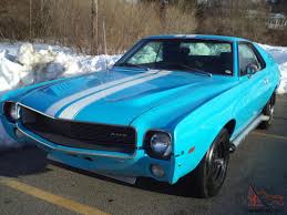 6 630 visningar (1 idag). 1969 Amc Amx Big Bad Blue 343 280 Hp Hurst 4 Speed Go Package Less Than 200 Made