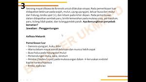 Contoh soal tes pppk 2019 beserta jawabannya yang akan kami bagikan di kesempatan kali ini pastinya sedang anda cari cari sebagai read more. Pembahasan Soal Forensik Dan Bioetik Part 1 Youtube