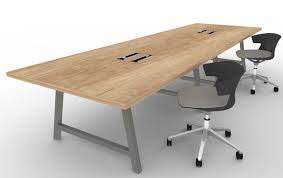 Conference table tops, extenders and bases are often sold separately. 4 Person Industrial Rectangular Office Table Integral 4000mm Wide Without Electrification