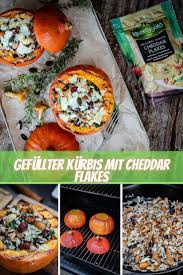 Gefullte Kurbisse Mit Wildreis Pfifferlingen Und Cheddar Flakes Livingbbq De Rezept Lebensmittel Essen Kurbis Zubereiten Rezepte