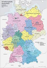 Die bundesrepublik deutschland liegt im herzen europas und ist ein weltoffenes, demokratisches land mit großer tradition und lebendiger gegenwart. Xxl Din B1 1000 X 700 Mm Verwaltungskarte Deutschland Bundeslander Landergrenzen Regierungsbezirke Landkreise Deutschlandkarte Poster K703 Amazon De Kuche Haushalt Wohnen