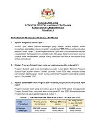 Cara Memohon Subsidi Upah Sebanyak 600 800 1 200 Setiap Pekerja