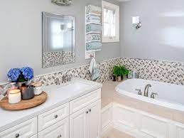 In a host of colors, picture themes, and inlay styles, for the perfect way to give your tiles area a custom, personal feel, look no further than decorative ceramic tile borders in this extensive collection. How To Install A Tile Border In A Bathroom Diy