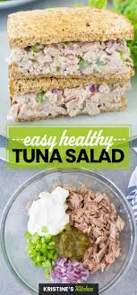 Easy Healthy Tuna Salad In 2020 Sandwhich Recipes Recipes Easy Fish Recipes