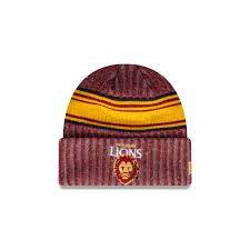 Go lions, brisbane lions, we'll kick the winning score. Brisbane Lions Official Team Colours Cuff Beanie Hats New Era Cap