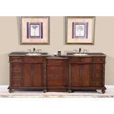 90 inch traditional double bathroom vanity with a travertine counter top uvsrv0278tw90d. 90 Inch Vanities Double Sink Bathroom Vanities Luxury Living Direct