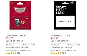 Check spelling or type a new query. Expired Amazon Save 20 On Krispy Kreme Lane Bryant Gift Cards Ends 2 10 21 Gc Galore