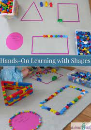 The worksheets range from very basic shapes right. Hands On Learning Shapes Activities Learning 4 Kids