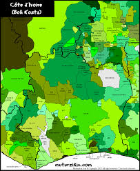 Where is ivory coast located? Languages In Cote D Ivoire Formerly Called Ivory Coast Map Coast Ivory Coast