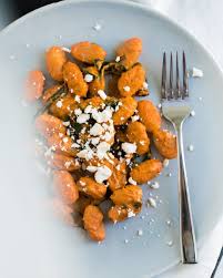 15 Minute Gnocchi With Romesco Sauce A Couple Cooks Vegan Dinner Recipes Whole Food Recipes Dinner Recipes