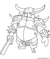 All kids like to play with their sisters and brothers and do fun stuff. Pekka Clash Of Clans Coloring Pages Printable