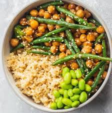 Sweet And Sour Chickpeas And Green Beans Recipe Easy Vegan Dinner Vegan Dinner Recipes Vegan Recipes Healthy